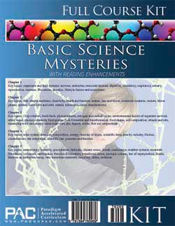 Go to Basic Science Mysteries Kit (Print), Publisher: Paradigm Accelerated Curriculum (PacWorks)