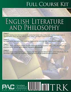 Got to Paradigm English IV Literature & Philosophy Full Course Kit, Publisher: Paradigm Accelerated Curriculum (PACWORKS)