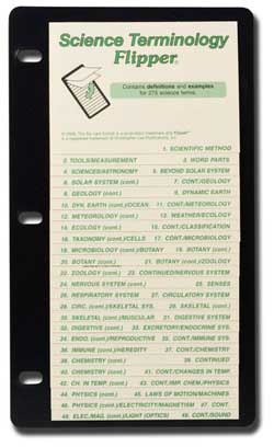 Science Terminology Flipper Guide 9781878383495 Science Terminology Flipper Guide 9781878383495