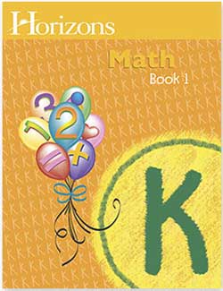 Horizons Math K Student Book 1 Horizons Math Kindergarten Student Book 1 9780740303098