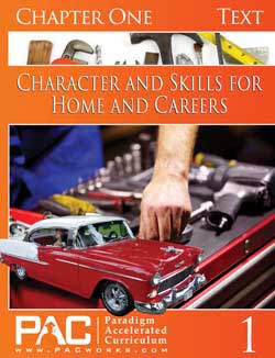 Character and Skills for Home and Careers Print.