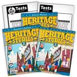 Heritage Studies 2 Homeschool Kit BJU Press Heritage Studies 2 Kit
