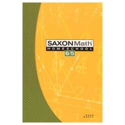 Saxon Math 6 5 Homeschool Kit Isbn-13: 9781591413486 