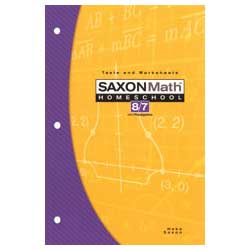 Saxon Math 87 Homeschool Kit ISBN-13: 9781591413509 | Lamp Post Homeschool