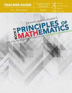 Master Books: Principles of Mathematics 2 - Lamp Post Homeschool Curriculum