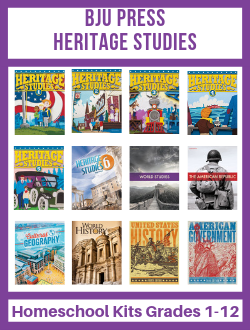 BJU Press Heritage Studies Homeschool Kits | Lamp Post Homeschool