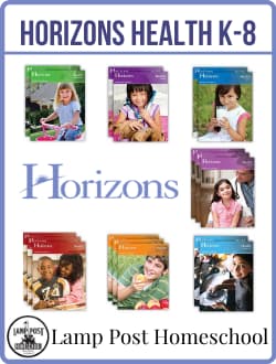 Horizons Health K-8 Courses.