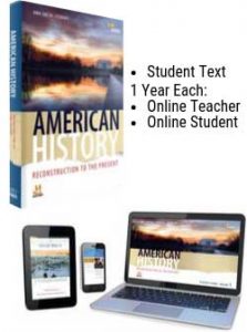 2018 American History Reconstruction to Present.