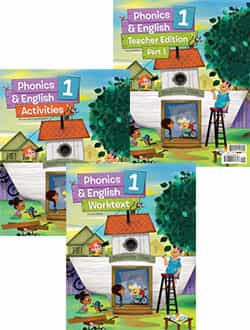 BJU Press Phonics & English 1 Kit.