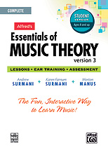 Alfred's Essentials of Music Theory Software, Version 3.