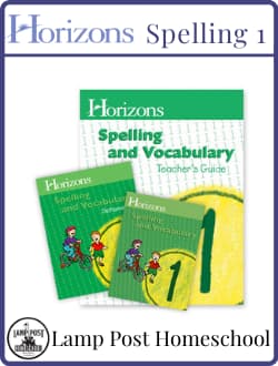 Horizons Spelling and Vocabulary 1 Kits.