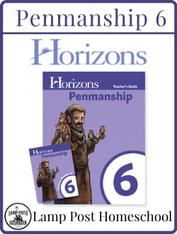 Horizons Penmanship, Grades 1-6