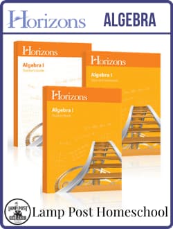 Horizons Algebra 1 Homeschool Kit.