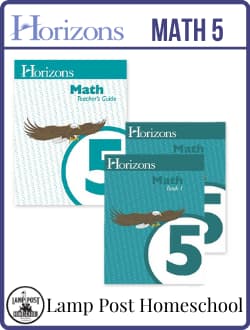 Horizons Math 5 Homeschool Kit.