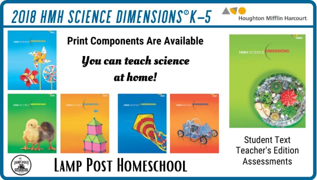 2018 HMH Science Dimensions Print Components - Lamp Post 