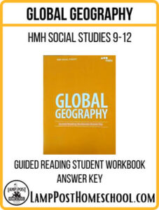 Hmh Social Studies: Global Geography 2019 Components - Lamp Post 