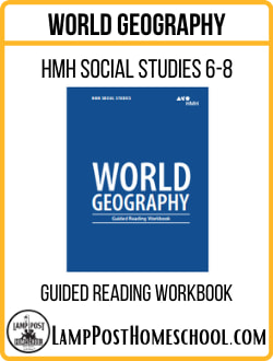 HMH Social Studies: World Geography Guided Reading Workbook.