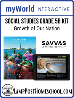 Savvas myWorld Social Studies 5B.
