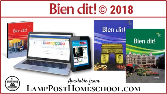 bien-dit-french-1-course-components-lamp-post-homeschool