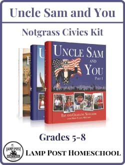 Notgrass Uncle Sam and You Civics Kit.