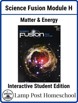 ScienceFusion Physical Science - Lamp Post Homeschool Curriculum