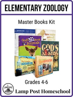 Master Books Elementary Zoology Curriculum Kit.