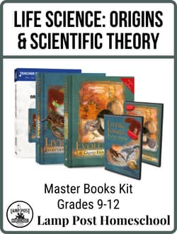 Master Books Life Science: Origins & Scientific Theory Curriculum Package 9781683441465.