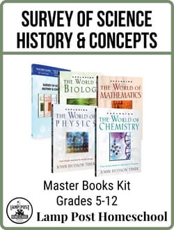 Master Books Survey of Science History and Concepts Set 9780890517642.