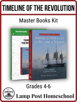 Master Books: Timeline of the Revolution Set 9780890519417.