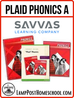 Savvas Plaid Phonics Level A Homeschool Bundle.