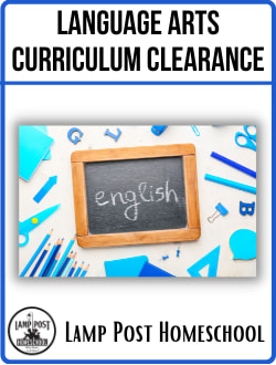Language Arts Curriculum Clearance at Lamp Post Homeschool.
