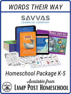Words Their Way Homeschool Package for K-5th.