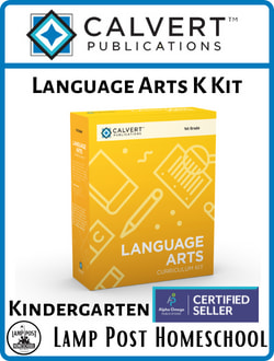 Calvert Language Arts Kindergarten Curriculum Kit 9780740337178.
