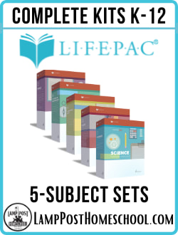 Complete 5-Subject LIFEPAC Sets.