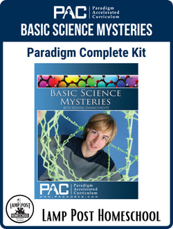 Paradigm Basic Science Mysteries Complete Kits at Lamp Post Homeschool.
