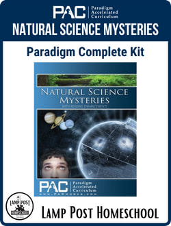 Paradigm Natural Science Mysteries Homeschool Kits.
