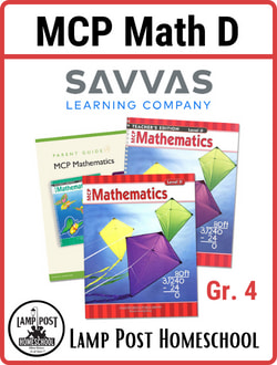 Savvas MCP Math Level D Homeschool Kit, 2005C Ed. 9780765273840.