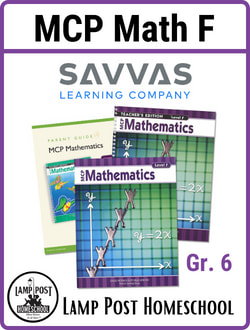 Savvas MCP Math Level F Homeschool Kit 9780765273864.