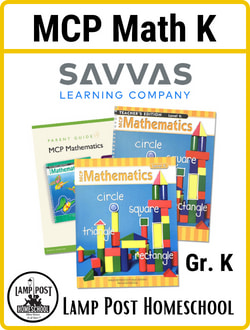 Savvas Modern Curriculum Press Math Kindergarten at Lamp Post Homeschool.