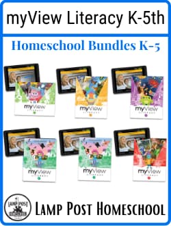 Savvas myView Literacy Complete Homeschool Kits Gr. K-5.