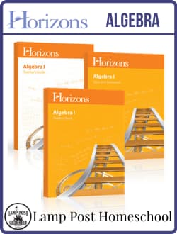 Horizons Algebra 1 Homeschool Kit 9780740325526.