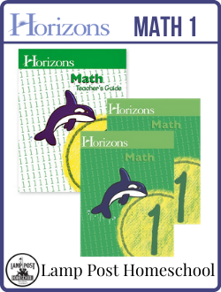 Horizons 1st Grade Homeschool Math Kit 9780867179545.