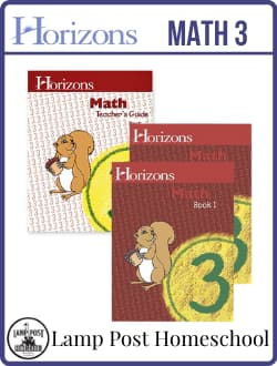 Horizons Math 3 Homeschool Kit 9780867179620.