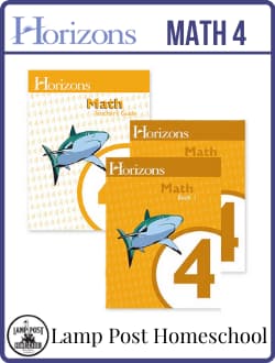 Horizons Math 4 Homeschool Kit 9780867178432.