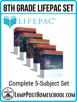 LIFEPAC 8 5-Subject Set 97807403087722.
