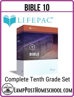 LifePac 10th Grade Bible Set 9780867172096.