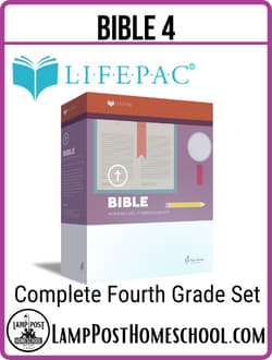 LIFEPAC 4th Grade Bible Set 9780867170078.
