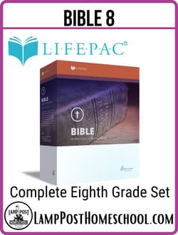 LifePac 8th Grade Bible Set 9780867170153.