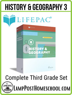 LIFEPAC 3rd Grade History Set 9780740324376.