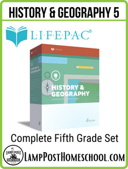 LifePac 5th Grade History and Geography Set 9781580956512.